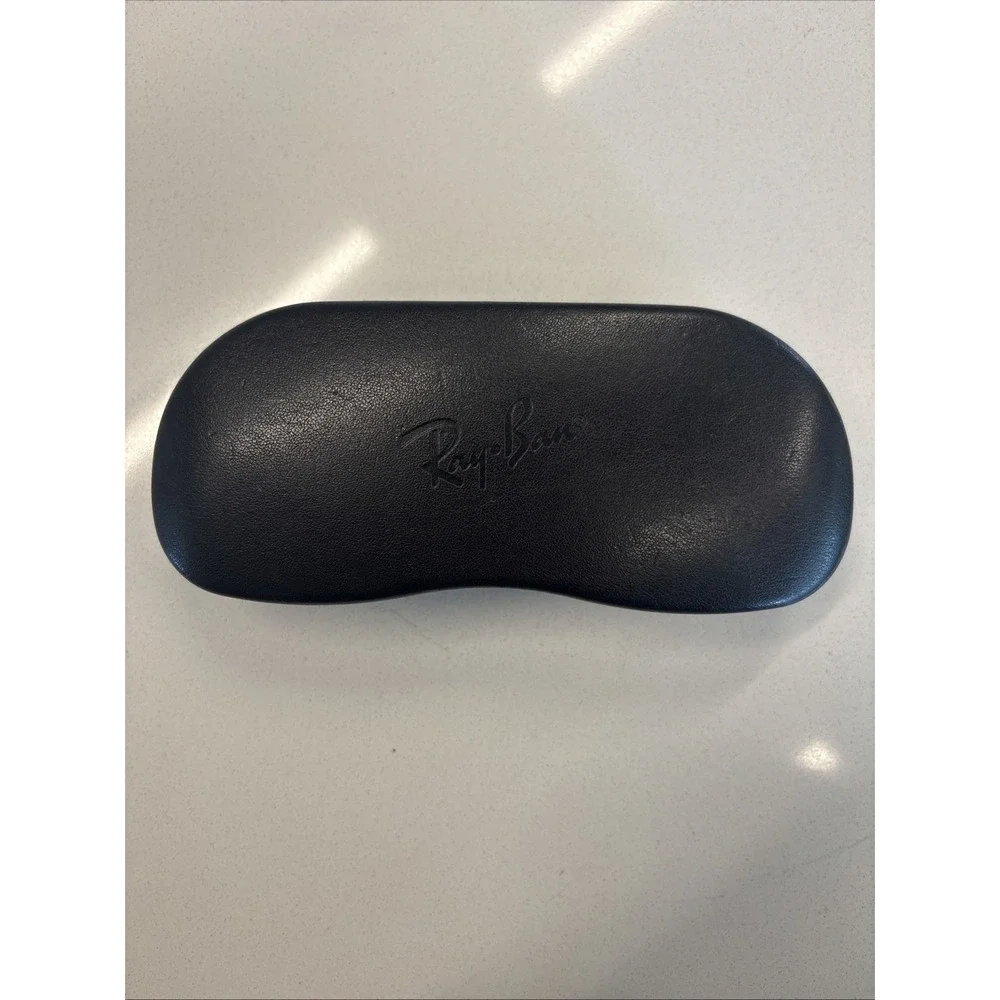Ray-Ban Hard Shell Eyeglasses Sunglasses Case Black with Logo
